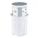 Popup Socket 110mm with Wireless Charging 15W — White