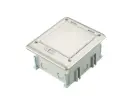 IP66 Floor Box 6 Modules - Silver - Concrete Floor